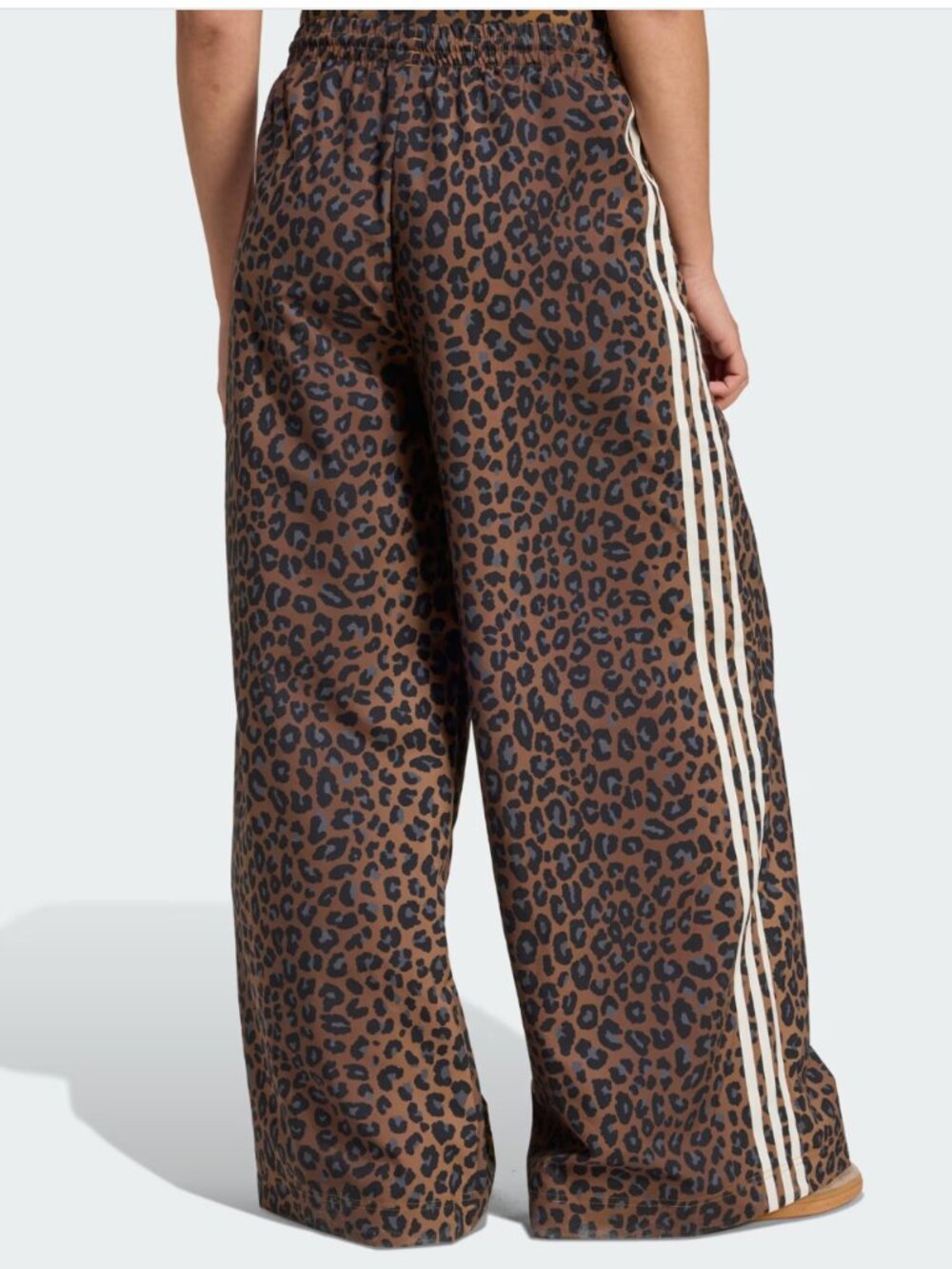 Adidas Leopard Firebird Oversized Double Stripe Track Pants XXS - Picture 3 of 9
